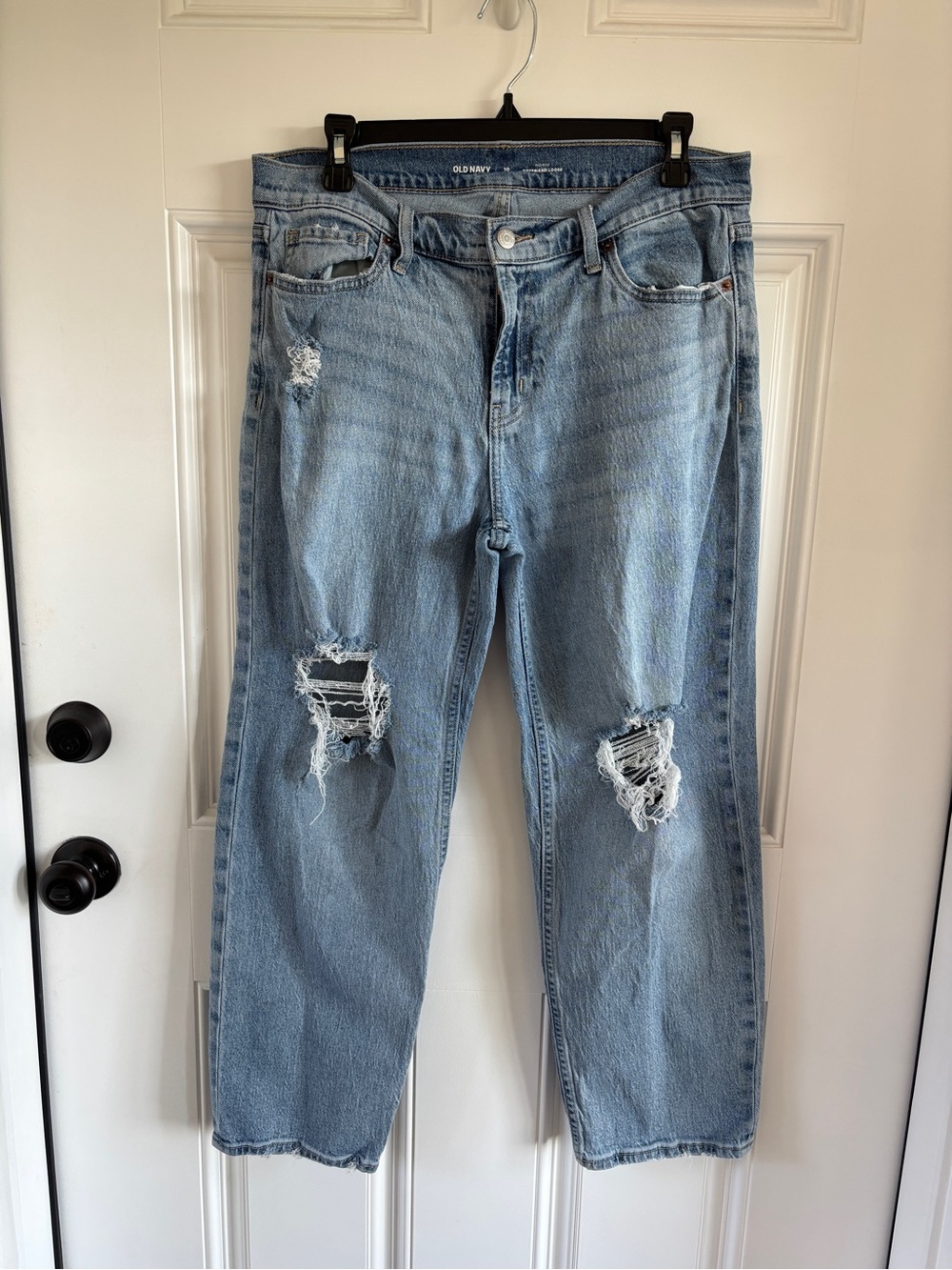Old Navy Mid Rise Boyfriend Loose Fit Jeans